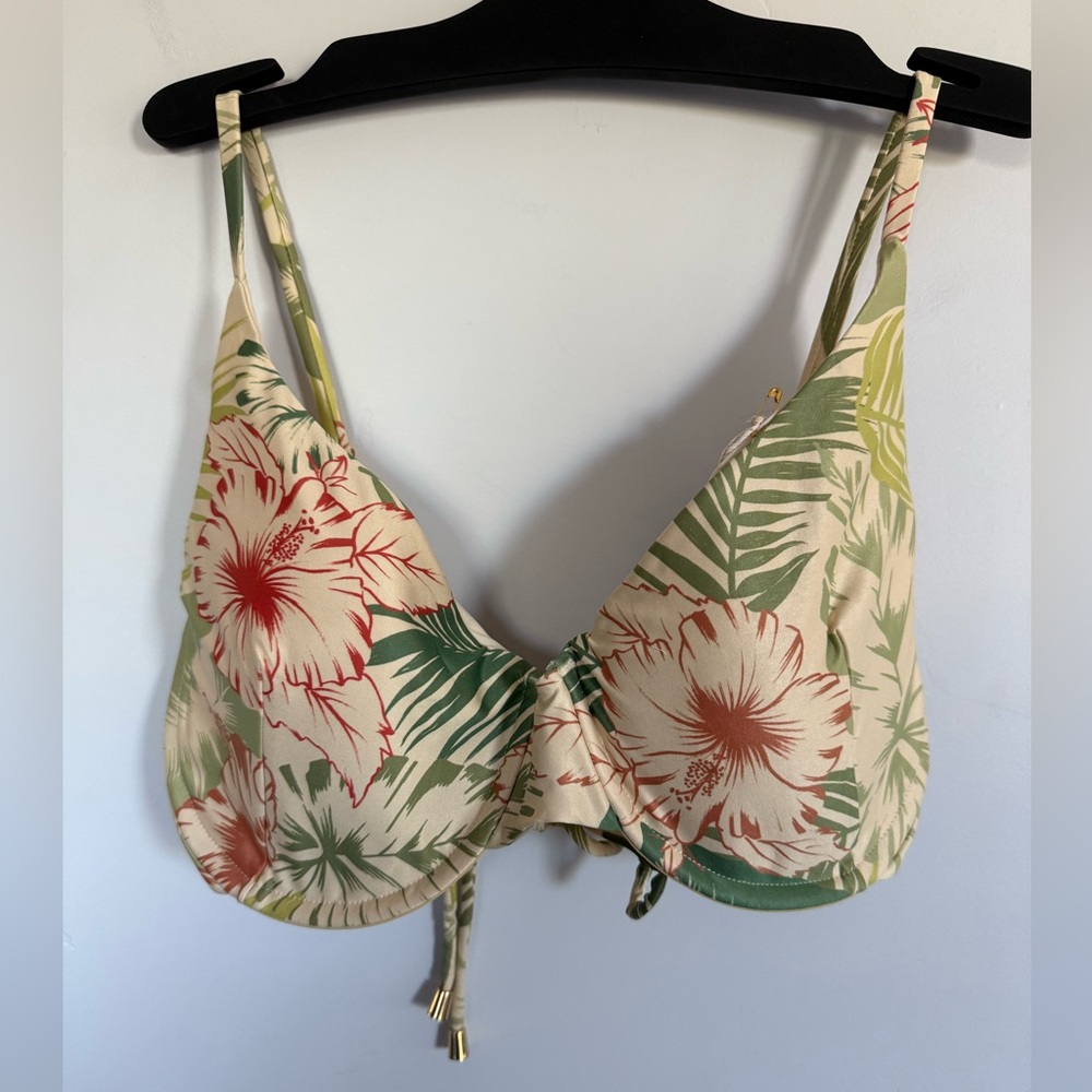 NWT Kenny Flowers The Ubud Underwire Bikini Top Size XL